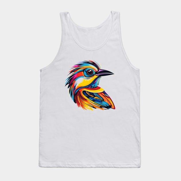 bird with pop art style Tank Top by gblackid